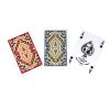 Kem Paisley Playing Cards:  Bridge, European Index (4 Pips), 2 Deck Set