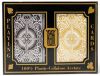 Kem Arrow Playing Cards: Bridge Size, Black & Gold, Super Index, 2-Deck Set