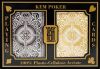 Kem Arrow Playing Cards: Poker Size, Black & Gold, Super Inde.00x, 2-Deck Set